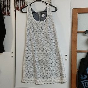 Sweet Eyelet Lacey A Line Dress